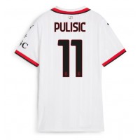 AC Milan Christian Pulisic #11 Udebanetrøje Dame 2024-25 Kortærmet